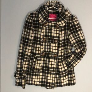 Pink Envelope Med Button Up Jacket w/Hood